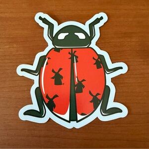 Dutch Bros Ladybug Sticker